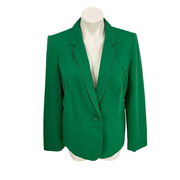The Limited Blazer Womens Large Green Jacket Office Corpcore Career Boardroom - Picture 8 of 15